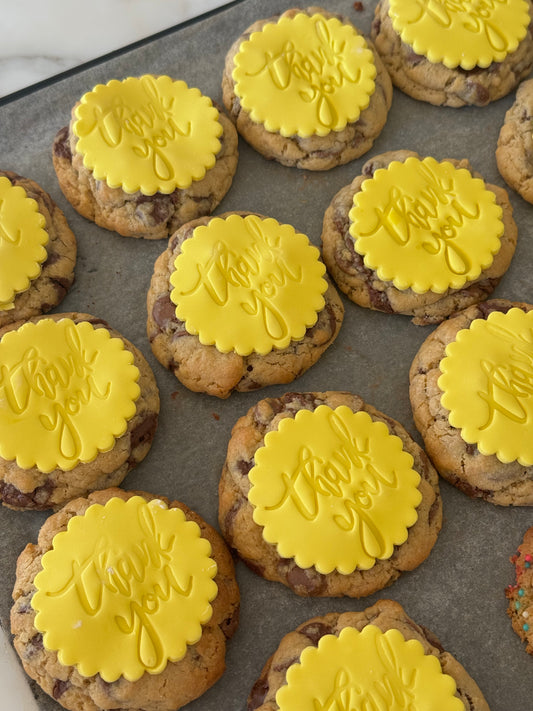 Custom Fondant NY Cookies
